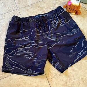 Billabong Black and Grey Camo Swim Trunks Boardshorts